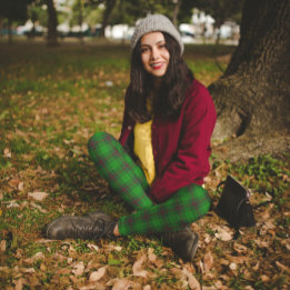 Duke Of Fife Grün Rot Tartan Leggings