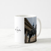 Duke of Wellington Statue, Glasgow Mug Kaffeetasse (VorderseiteRechts)