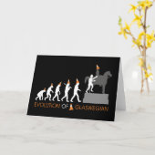 Duke of Wellington's Glasgow Traffic Cone Hat Karte (Gelbe Blume)