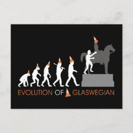 Duke of Wellington's Glasgow Traffic Cone Hat Postkarte