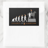 Duke of Wellington's Glasgow Traffic Cone Hat Rechteckiger Aufkleber (Tasche)