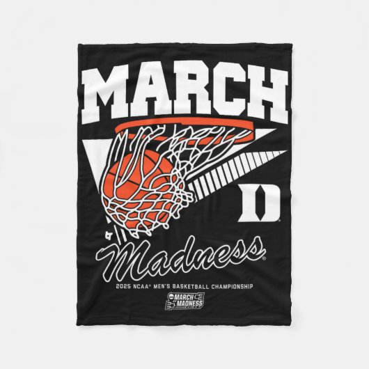 Duke Sketll - 2025 March Madness Sketll - Ncaa Fleecedecke (Vorderseite)