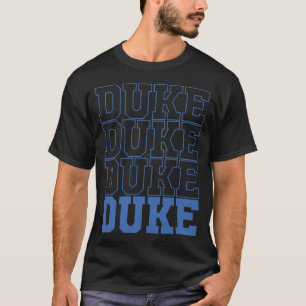 Duke Vintag - Bold Retro Typografy T-Shirt