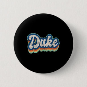 Duke Vorname Boy Vintag Style 70er 80er Personal Button