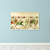 Duke William Exhorts Truppen Leinwanddruck (Insitu (Holzboden))