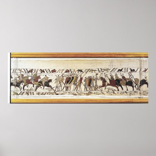 Duke William Exhorts Truppen Poster (Vorne)