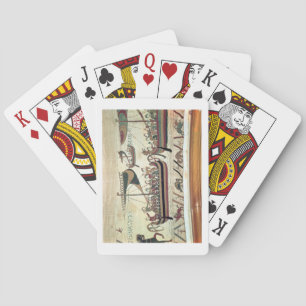 Duke William und seine Flotte überqueren den Kanal Spielkarten