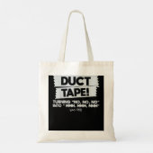 Duktband, das kein Nein in Mmm Mmm Mmm Funny verwa Tragetasche (Rückseite)