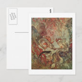 Dulac ist die kleine Meerjungfrau Postkarte (Vorne/Hinten)