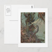 Dulac ist die kleine Meerjungfrau Postkarte (Vorne/Hinten)