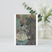 Dulac's Beauty and the Beast Postkarte (Stehend Vorderseite)