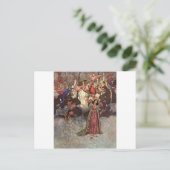 Dulac's Beauty and the Beast Postkarte (Stehend Vorderseite)