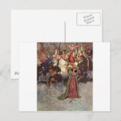 Dulac's Beauty and the Beast Postkarte (Vorne/Hinten)