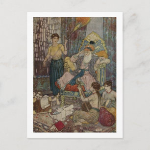 Dulac's Rubaiyat Postkarte