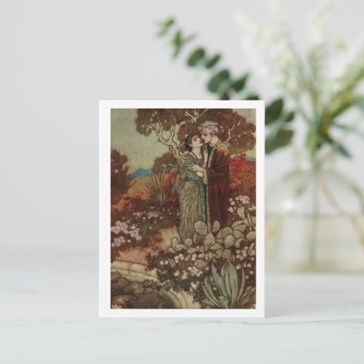 Dulac's Rubaiyat Postkarte (Stehend Vorderseite)