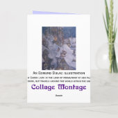 Dulacs Schnee-Königin-Karte Karte (Rückseite)