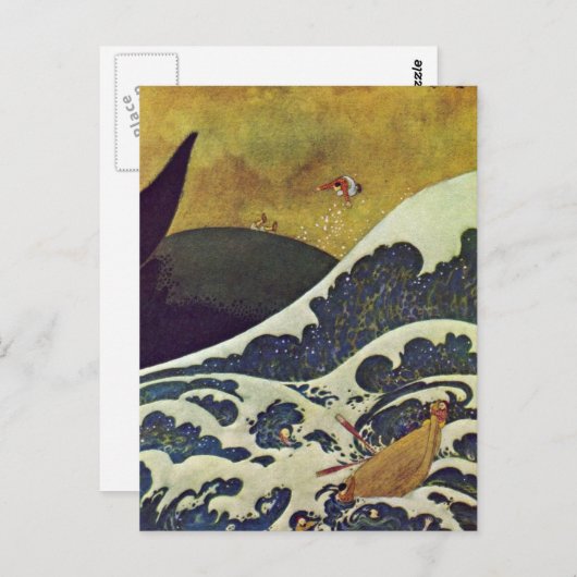 Dulac's Sindbad the Sailor 1907 Postkarte (Vorne/Hinten)