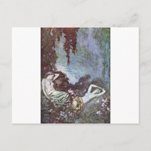 Dulaks Edgar Allan Poe Postkarte (Vorderseite)