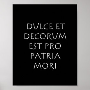 Dulce et dekoration est pro patria mori
