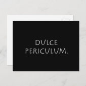 Dulce periculum postkarte (Vorne/Hinten)