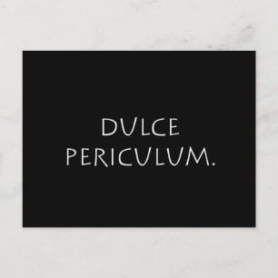 Dulce periculum postkarte