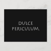Dulce periculum postkarte (Vorderseite)