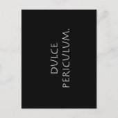 Dulce periculum postkarte (Vorderseite)