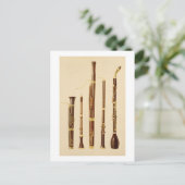 Dulcian, Oboe, Fagott, Oboe da caccia Postkarte (Stehend Vorderseite)