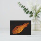 Dulcimer ATC-Karte Visitenkarte (Stehend Vorderseite)