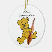 DULCIMER BEAR-ORNAMENT KERAMIK ORNAMENT (Links)