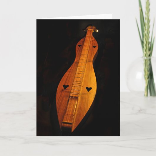 Dulcimer-Blank-Karte Karte (Vorderseite)