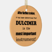 Dulcimer das wichtigste Instrument Keramik Ornament (Rechts)