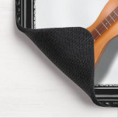 DULCIMER IN SCHWARZEM RAHMEN-MOUSEPAD MOUSEPAD (Ecke)