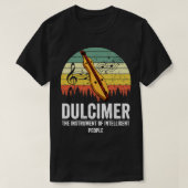Dulcimer-Instrument T-Shirt (Design vorne)