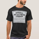 Dulcimer-Lizenz T-Shirt (Vorderseite)