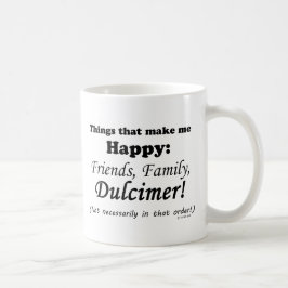 Dulcimer macht mich glücklich kaffeetasse