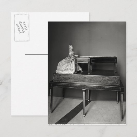 Dulcimer Player Postkarte (Vorne/Hinten)