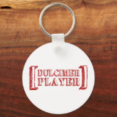 Dulcimer Player Schlüsselanhänger (Vorderseite)