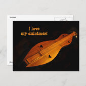 Dulcimer Postcard Postkarte (Vorne/Hinten)