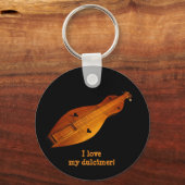 Dulcimer Schlüsselanhänger (Vorderseite)