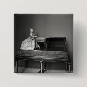 Dulcimer-Spieler Button