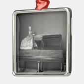 Dulcimer-Spieler Ornament Aus Metall (Links)