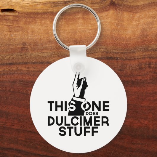 Dulcimer Stuff - Funny Dulcimer Music Schlüsselanhänger (Vorderseite)