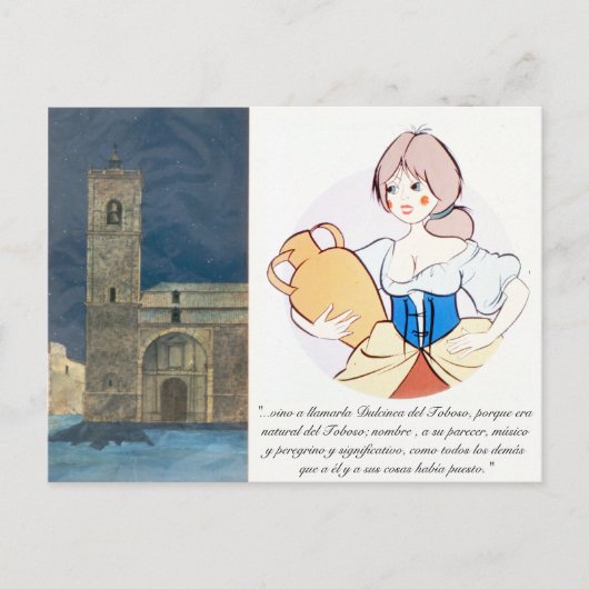 Dulcinea del Toboso von @QUIXOTEdotTV Postkarte (Vorderseite)