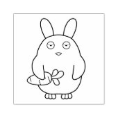 Dull Chick, Floppy Ohren Gummistempel (Prägung)