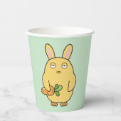 Dull Chick, Floppy Ohren Pappbecher (Vorderseite)