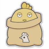 Dull Chick, Volltasche Aufkleber (Vorderseite)