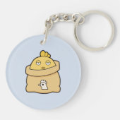 Dull Chick, Volltasche Schlüsselanhänger (Rückseite)