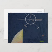 Dull Gray, 1930 von Wassily Kandinsky Postkarte (Vorne/Hinten)