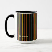 Dull Ribbon Stripes Tasse (Links)